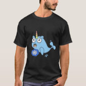 Glorigopher Docker unicorn met Kubernetes T-shirt (Voorkant)