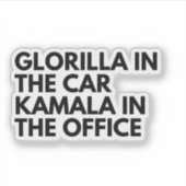 Glorilla en Kamala Sticker (Voorkant)