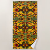 Gloriosa Daisies, groot patroon Strandlaken (Voorkant)