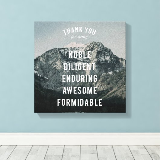 Glorious Altitude #2 (12x12) Canvas Afdruk (Insitu (Houten vloer))