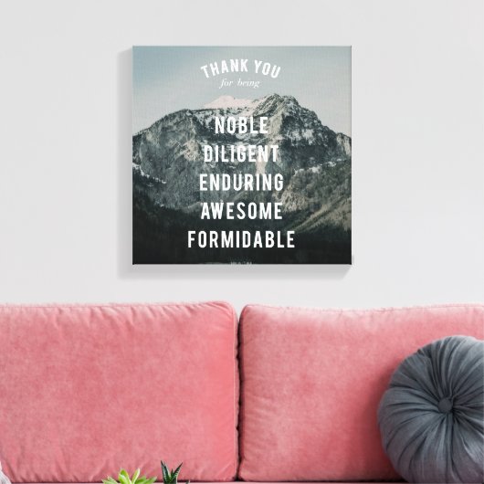 Glorious Altitude #2 (12x12) Canvas Afdruk (Insitu (Woonkamer))