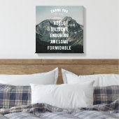 Glorious Altitude #2 (12x12) Canvas Afdruk (Insitu (Slaapkamer))