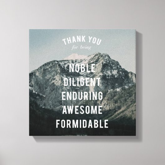 Glorious Altitude #2 (12x12) Canvas Afdruk (Voorkant)