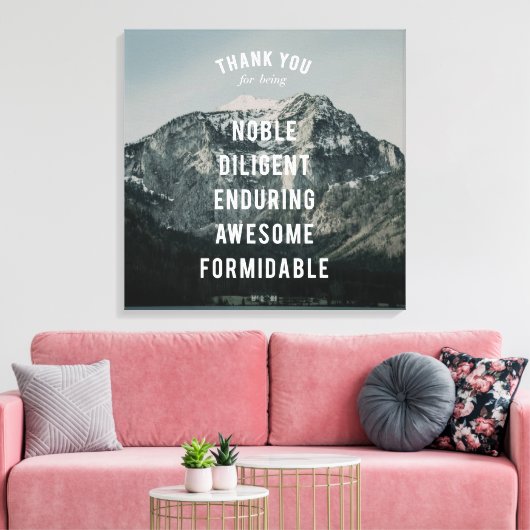 Glorious Altitude #2 (24x24) Canvas Afdruk (Insitu (Woonkamer))