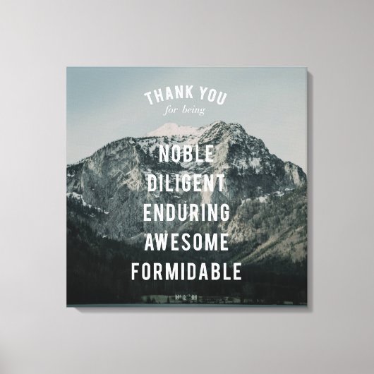 Glorious Altitude #2 (24x24) Canvas Afdruk (Voorkant)