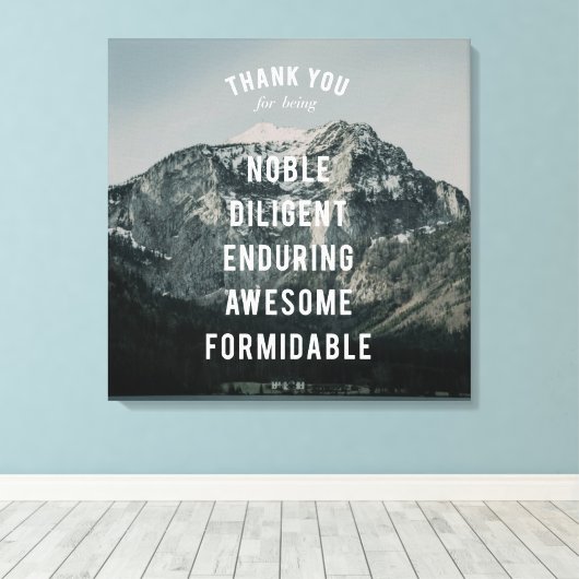 Glorious Altitude #2 (24x24) Canvas Afdruk (Insitu (Houten vloer))