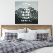 Glorious Altitude #2 (24x24) Canvas Afdruk (Insitu (Slaapkamer))