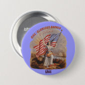Glorious Banner! -Knoop Ronde Button 7,6 Cm (Voorkant /achterkant)