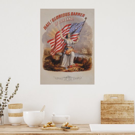 Glorious Banner! - Poster (Keuken)