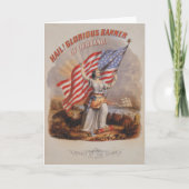 Glorious Banner! -Wenskaart Kaart (Voorkant)