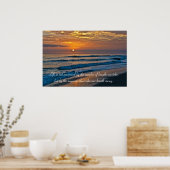 Glorious California Pacific Sunset Poster (Keuken)
