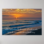 Glorious California Pacific Sunset Poster (Voorkant)