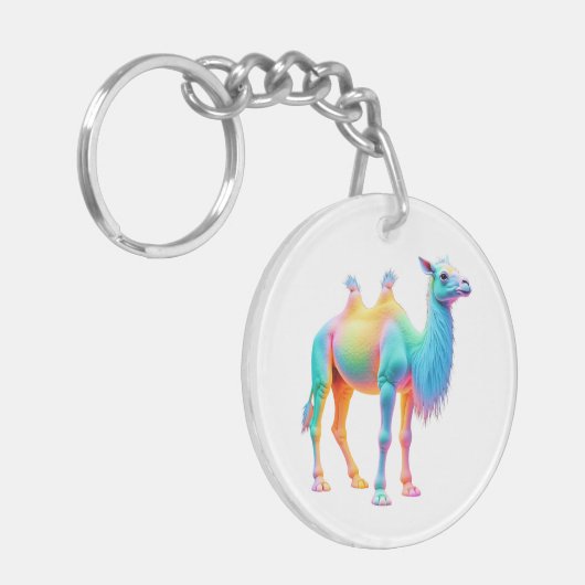 Glorious Camel Art Sleutelhanger (Voorkant Links)
