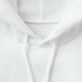 Glorious Cross Geborduurde Sweater Hoodie (Detail - nek (in wit))