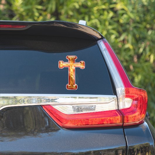 Glorious Cross Sticker (Auto Zijkant)