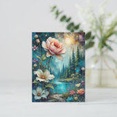 Glorious Floral and Wild Nature Briefkaart (Staand voorkant)