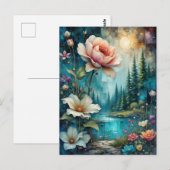 Glorious Floral and Wild Nature Briefkaart (Voorkant / Achterkant)