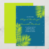 Glorious Fronds - Sla de datumkaarten op Kaart (Voorkant / Achterkant)