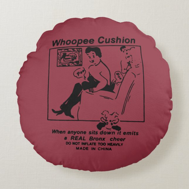 Glorious Gas Cushion (Sierkussen) Rond Kussen (Voorkant)