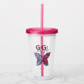 Glorious GIGI 2020 Butterfly Acryl Drinkbeker (Voorkant)