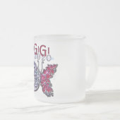 Glorious GIGI 2020 Butterfly Matglas Koffiemok (Voorkant rechts)