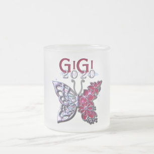 Glorious GIGI 2020 Butterfly Matglas Koffiemok