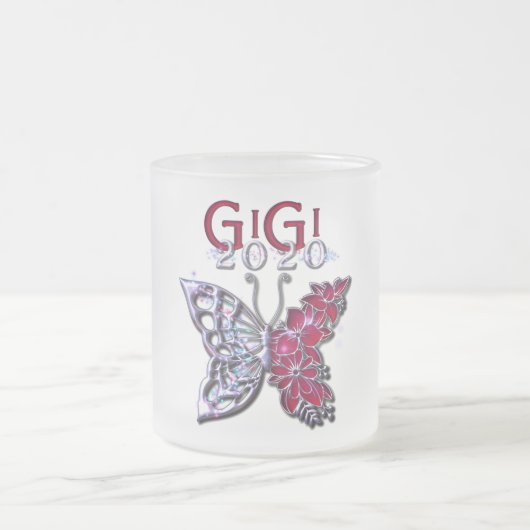 Glorious GIGI 2020 Butterfly Matglas Koffiemok (Center)