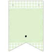 Glorious Green Gingham Vlaggetjes (Derde vlag)