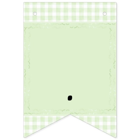 Glorious Green Gingham Vlaggetjes (Derde vlag)