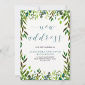 Glorious Greenery | Nieuw adres Aankondiging (Voorkant)