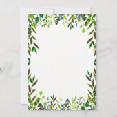 Glorious Greenery | Nieuw adres Aankondiging (Achterkant)