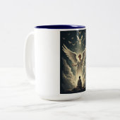 Glorious Heavenly Angels Coffee Mug Tweekleurige Koffiemok (Voorkant links)