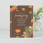 Glorious Herfst Invitation Kaart (Staand voorkant)