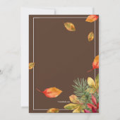 Glorious Herfst Invitation Kaart (Achterkant)
