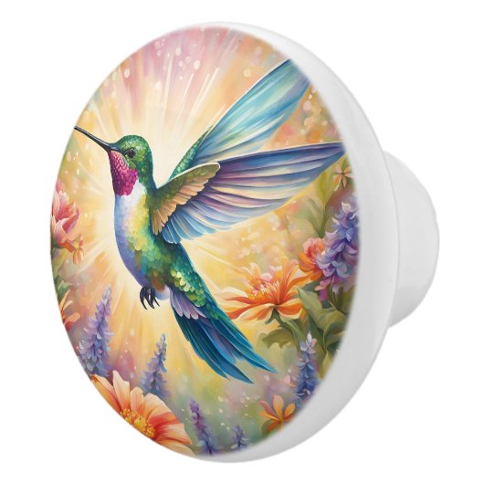 Glorious Hummingbird Keramische Knop (Rechts)