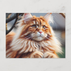 Glorious Maine Coon Briefkaart