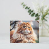 Glorious Maine Coon Briefkaart (Staand voorkant)