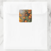 Glorious Marigolds Vierkante Sticker (Tas)