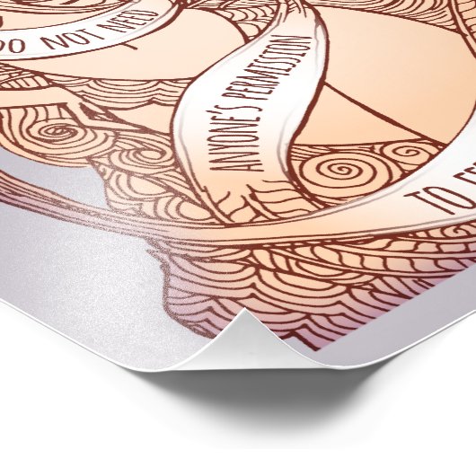 Glorious Medium Print in Lila Foto Afdruk (Hoek)