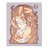 Glorious Medium Print in Lila Foto Afdruk (Voorkant)