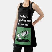 'Glorious Mess' Apron (medium) Schort (Insitu)