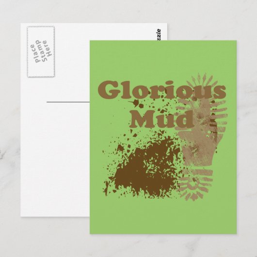 Glorious Mud Briefkaart (Voorkant / Achterkant)