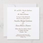 Glorious Natuur Wedding Invitation Kaart (Achterkant)