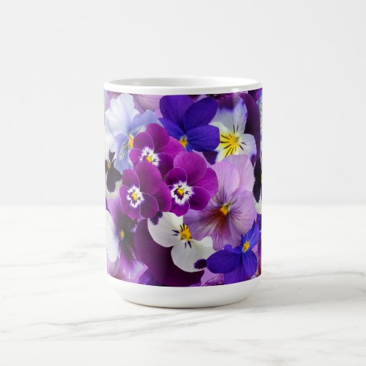 Glorious Pansies Koffiemok (Center)