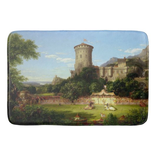 Glorious Past (Medieval Castle & Jousting Knight) Badmat (Voorkant)