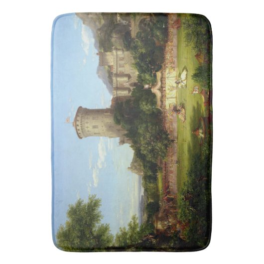 Glorious Past (Medieval Castle & Jousting Knight) Badmat (Voorkant Verticaal)