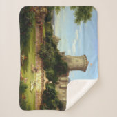 Glorious Past (Medieval Castle & Jousting Knight) Sherpa Deken (Voorkant)