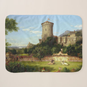 Glorious Past (Medieval Castle & Jousting Knight) Sherpa Deken