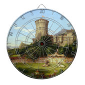 Glorious Past (middeleeuwse joust) ( kunst) Dartbord (Voorkant)