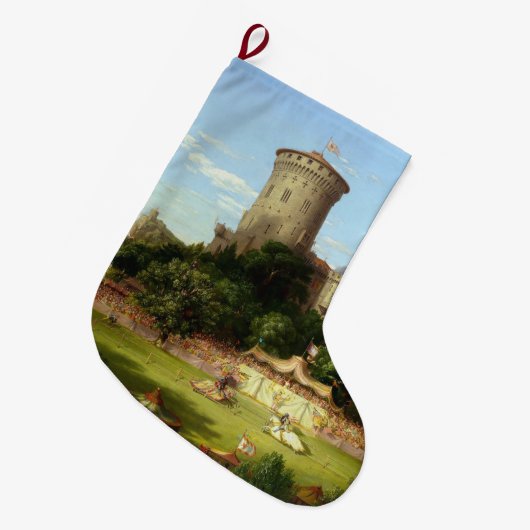 Glorious Past (middeleeuwse joust) ( kunst) Grote Kerstsok (Voorkant (Hangend))